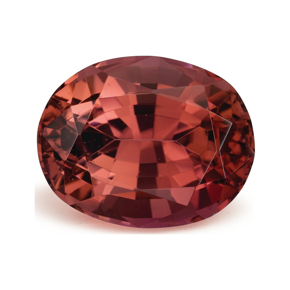 3.48 ct natural pink tourmaline from Nigeria, oval cut | Sapphire Row · cut7