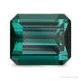 3.46 ct natural green tourmaline from Namibia, emerald cut | Sapphire Row · cut7