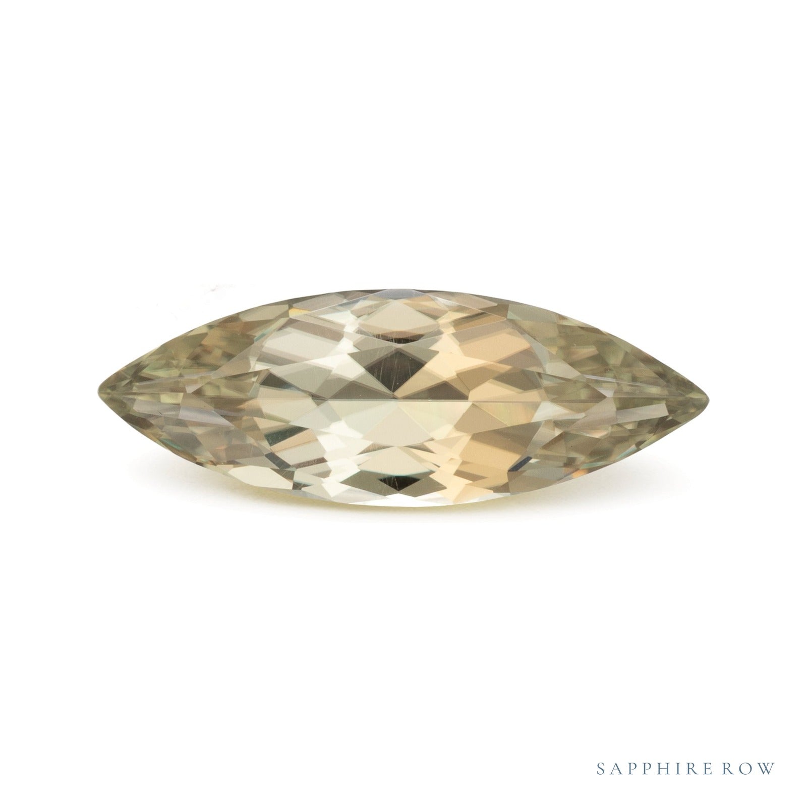 3.41 ct natural color-change zultanite diaspore from Turkey, marquise cut | Sapphire Row · cut4