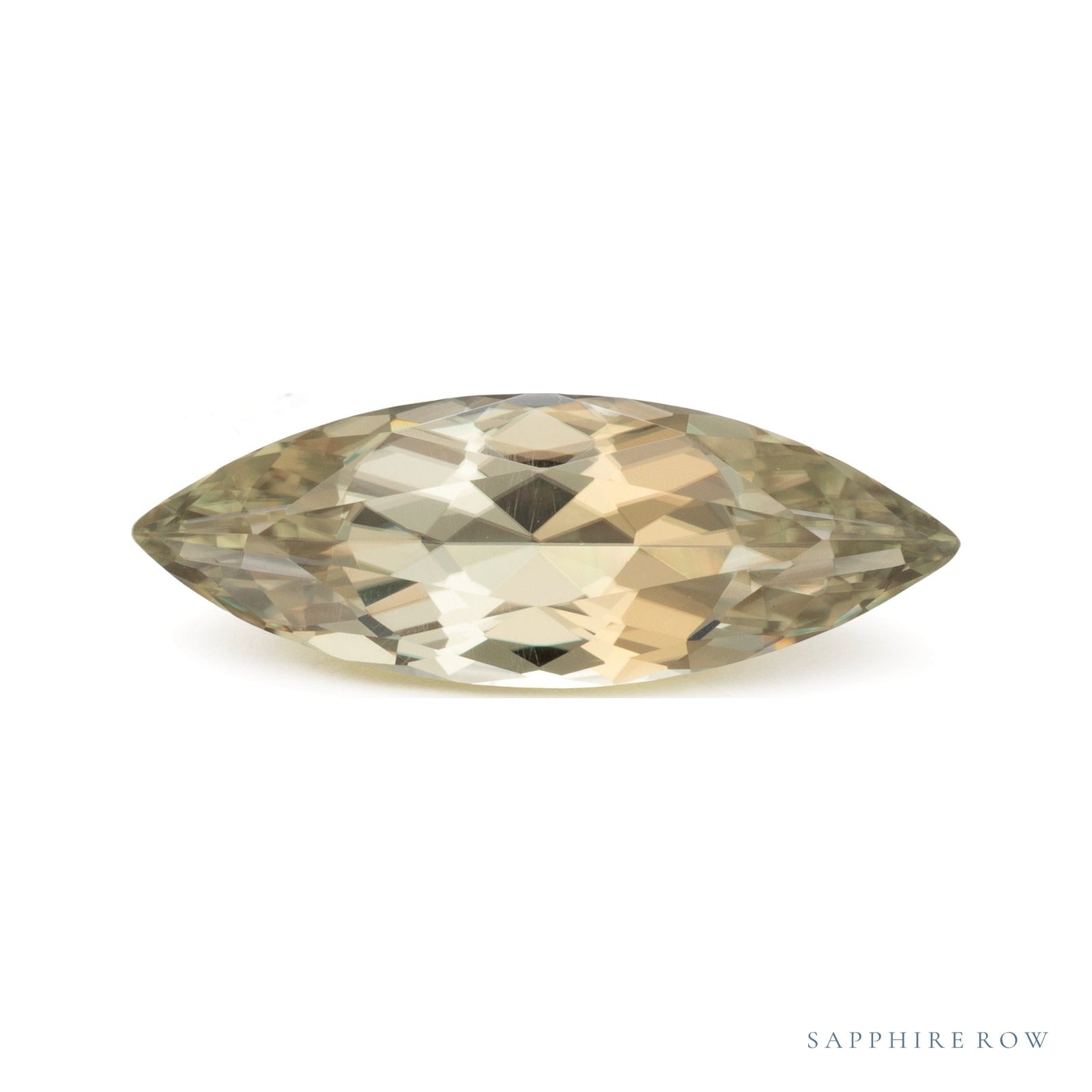 3.41 ct natural color-change zultanite diaspore from Turkey, marquise cut | Sapphire Row · cut7