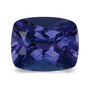3.40 ct natural blue tanzanite from Tanzania, antique cushion cut | Sapphire Row · cut7