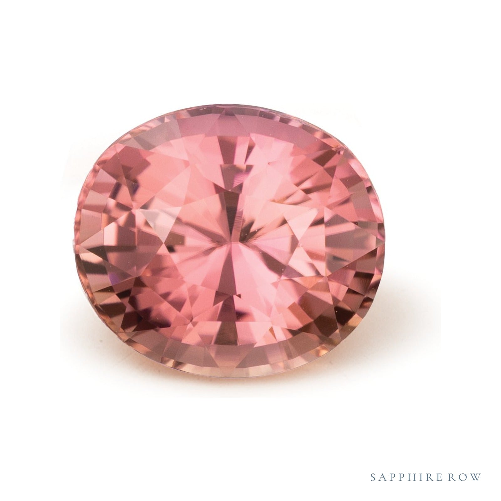 3.32 ct natural pink tourmaline from Afghanistan, oval cut | Sapphire Row · cut4
