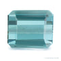3.31 ct natural indicolite tourmaline from Brazil, emerald cut | Sapphire Row · cut4