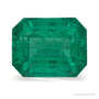 3.30 ct natural green emerald from Zambia, emerald cut | Sapphire Row · cut7