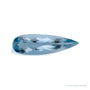 3.24 ct natural blue aquamarine from Mozambique, pear cut | Sapphire Row · cut7