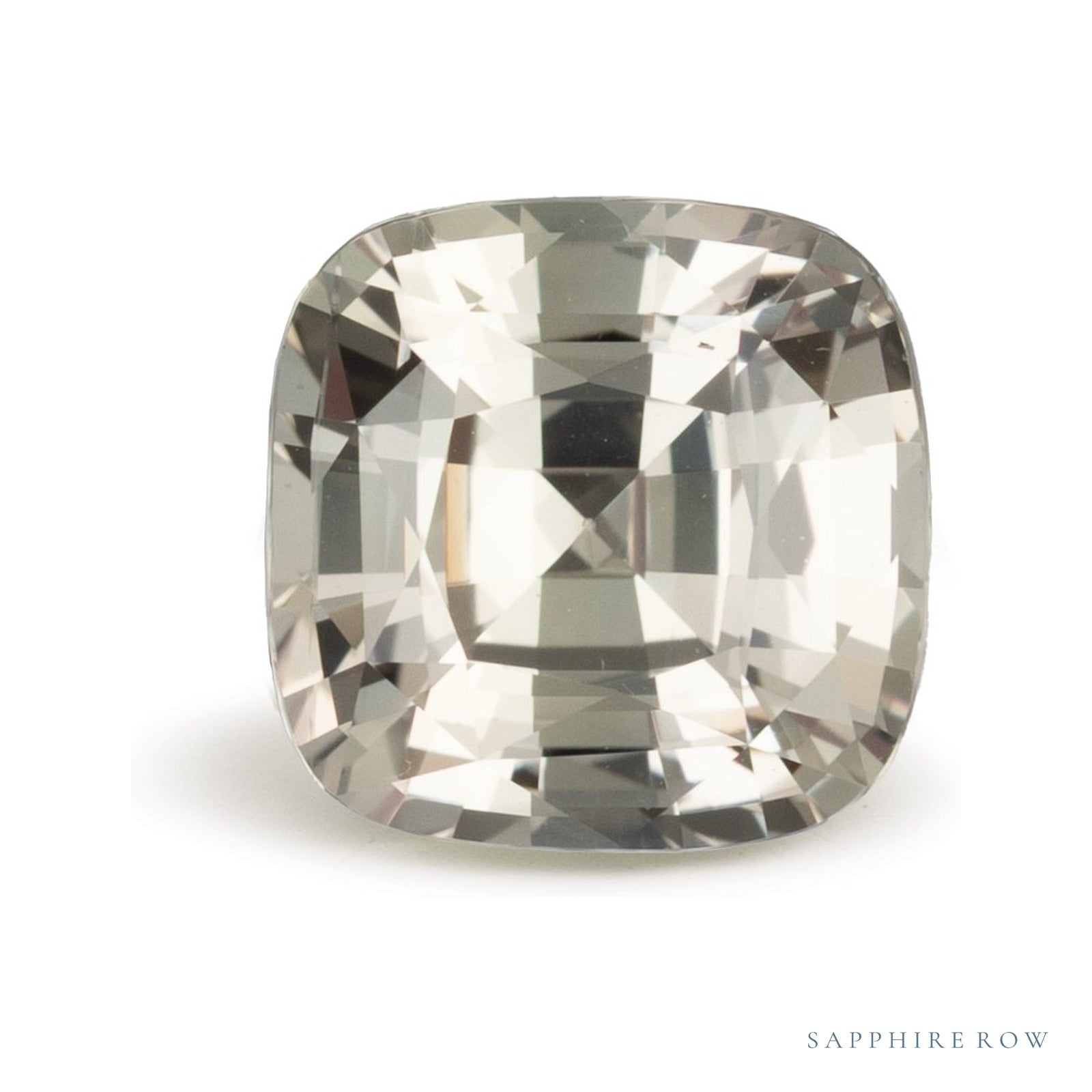 3.24 ct natural orange sapphire from Sri Lanka, cushion cut | Sapphire Row · cut4