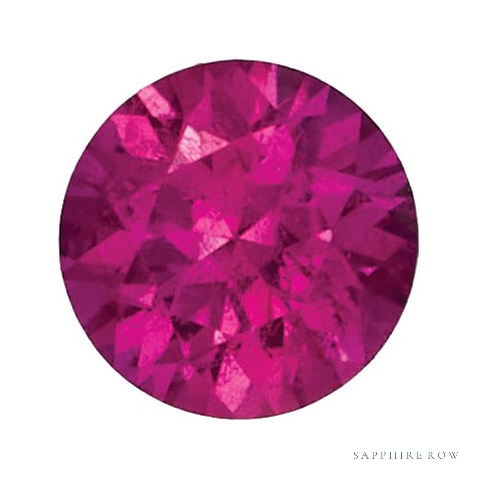 9 mm natural red ruby, round cut | Sapphire Row · cut4