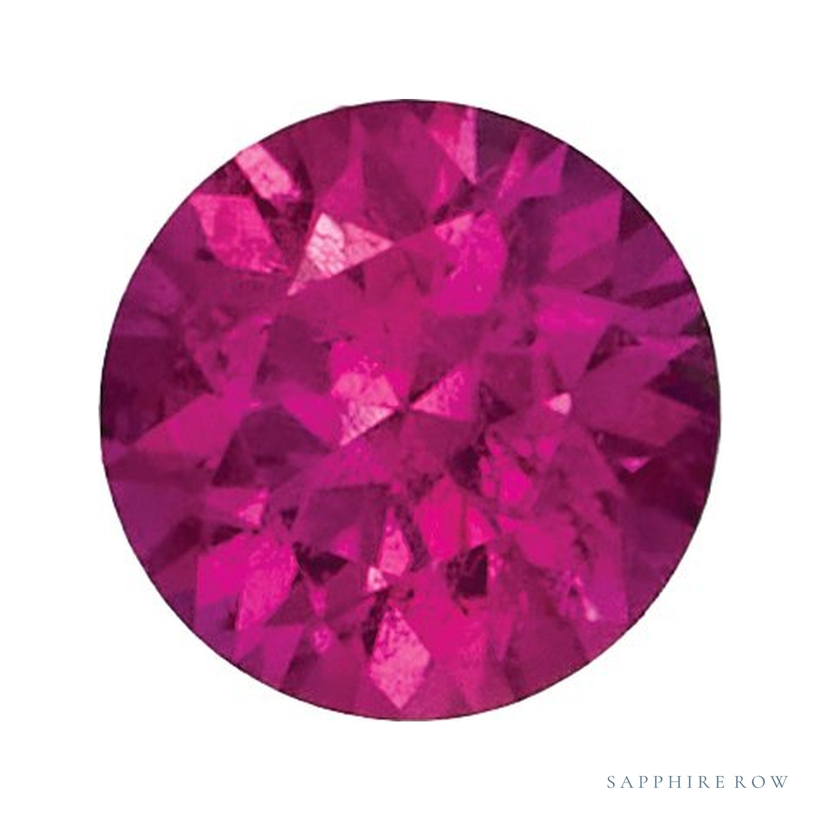 9 mm natural red ruby, round cut | Sapphire Row · cut4