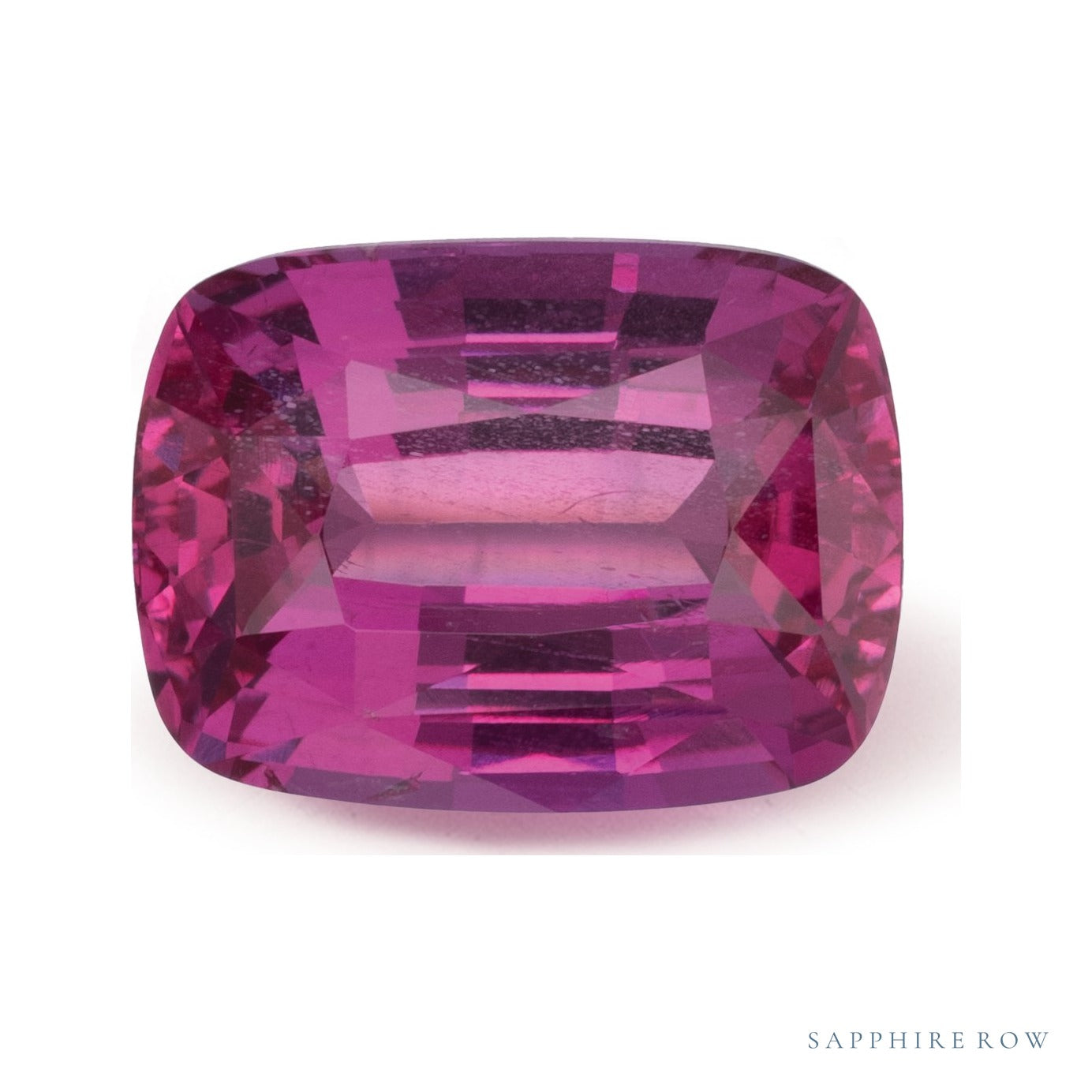 3.14 ct natural pink sapphire from Sri Lanka, antique cushion cut | Sapphire Row · cut6
