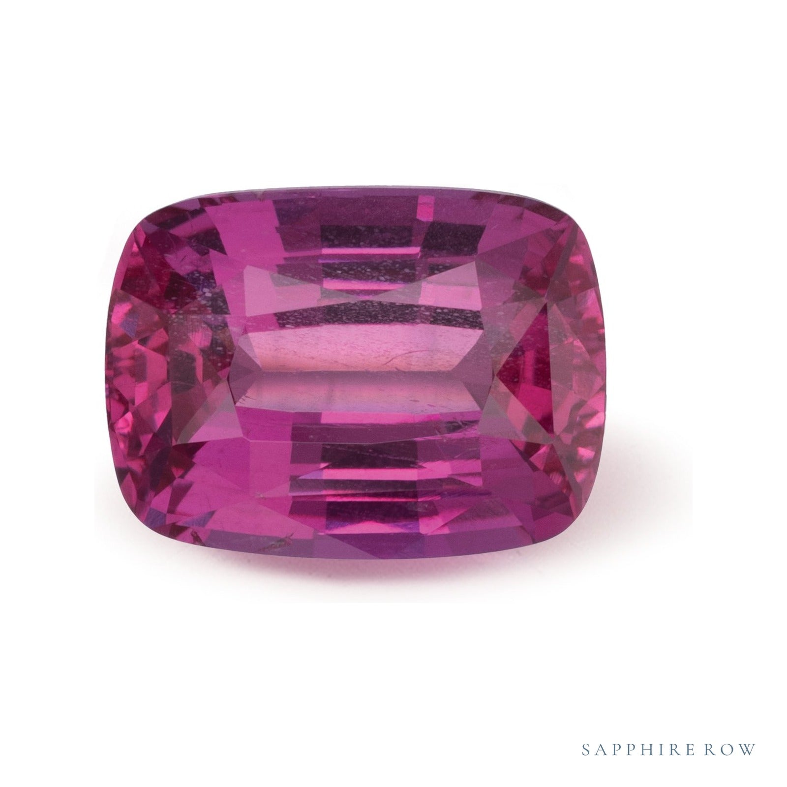 3.14 ct natural pink sapphire from Sri Lanka, antique cushion cut | Sapphire Row · cut4