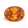 3.12 ct natural orange spessartite garnet from Nigeria, oval cut | Sapphire Row · cut7