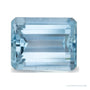 3.11 ct natural blue aquamarine from Mozambique, emerald cut | Sapphire Row · cut7
