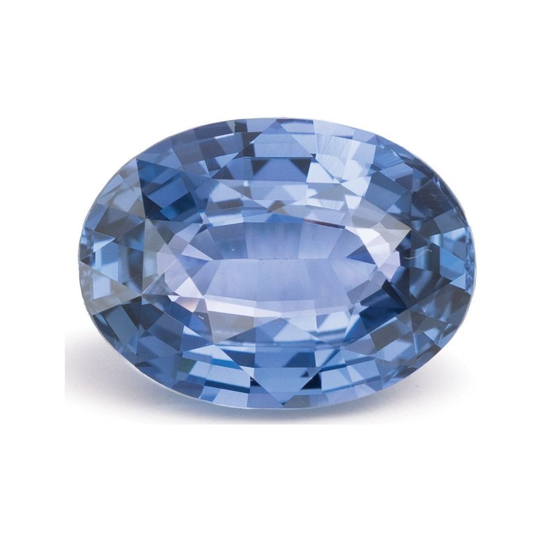 3.10 ct natural purple sapphire from Madagascar, oval cut | Sapphire Row · cut7