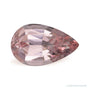 3.08 ct natural pink morganite from Mozambique, pear cut | Sapphire Row · cut7