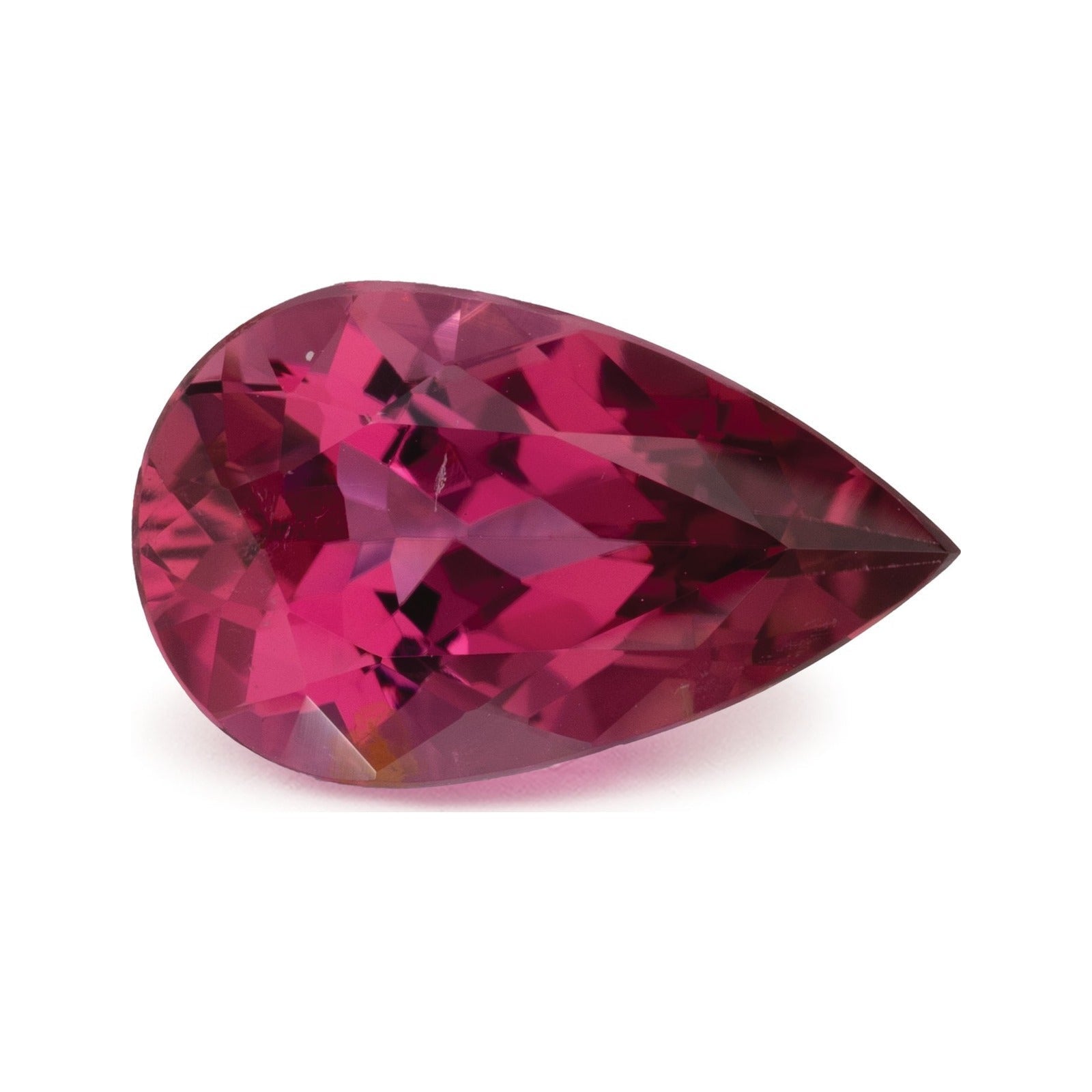 3.05 ct natural pink tourmaline from Mozambique, pear cut | Sapphire Row · cut7