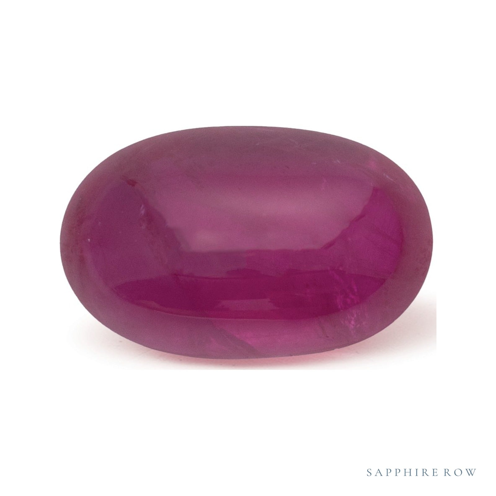 3.05 ct natural red ruby from Greenland, oval cut | Sapphire Row · cut4