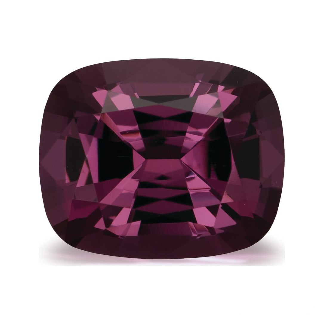 3.02 ct natural purple spinel from Sri Lanka, antique cushion cut | Sapphire Row · cut7