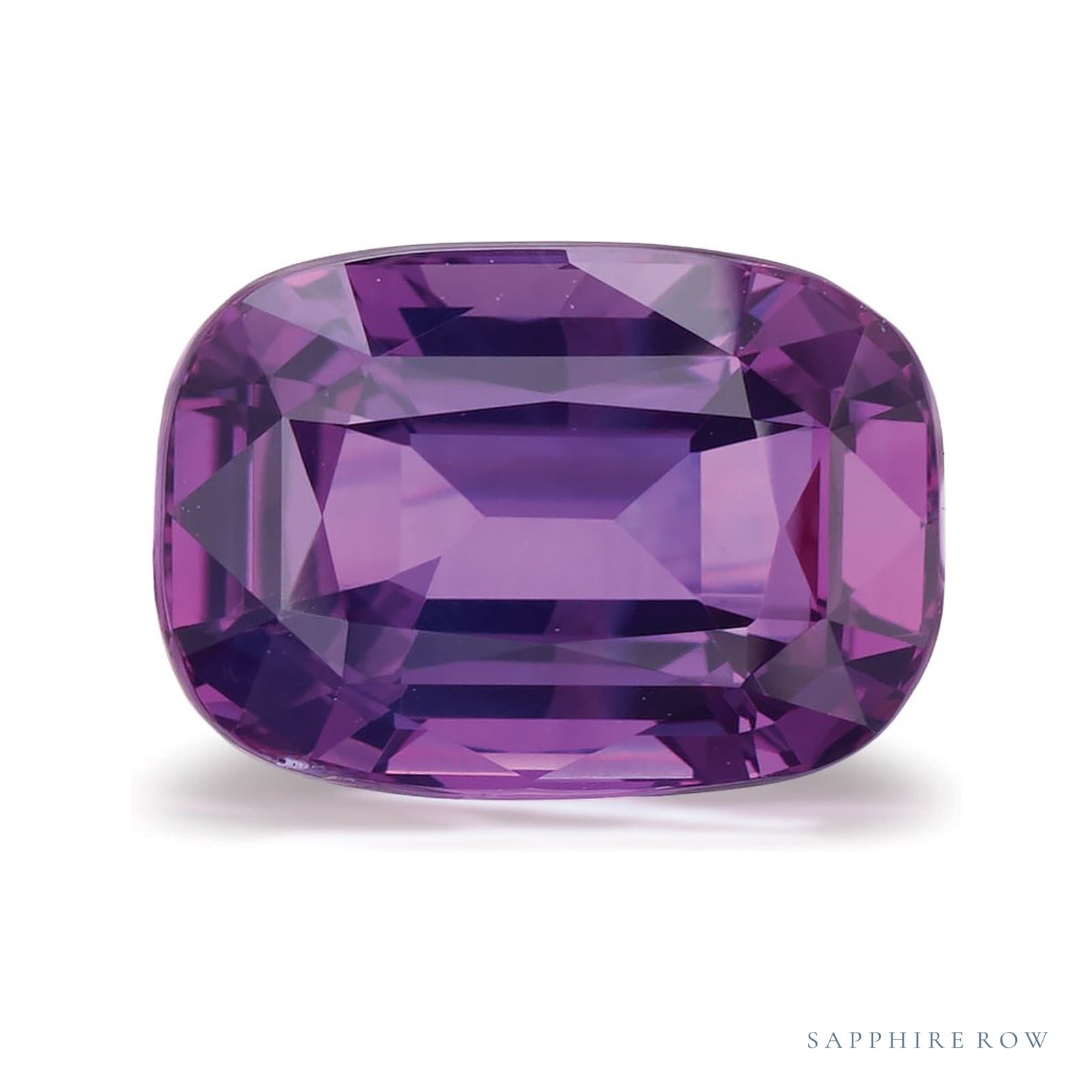 2.99 ct natural purple sapphire from Sri Lanka, antique cushion cut | Sapphire Row · cut4
