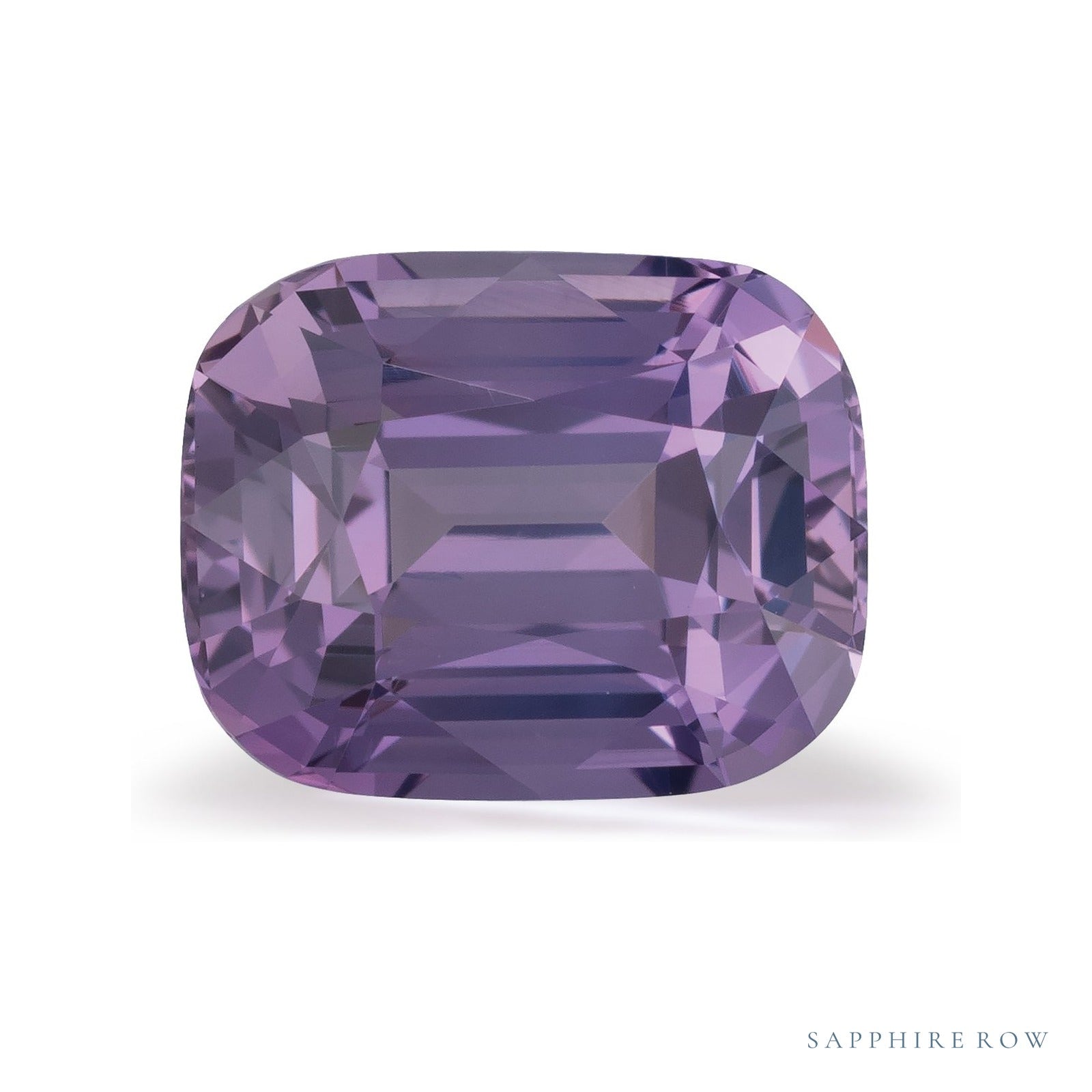 2.97 ct natural purple sapphire from Madagascar, antique cushion cut | Sapphire Row · cut4