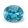 2.95 ct natural blue zircon from Cambodia, oval cut | Sapphire Row · cut7