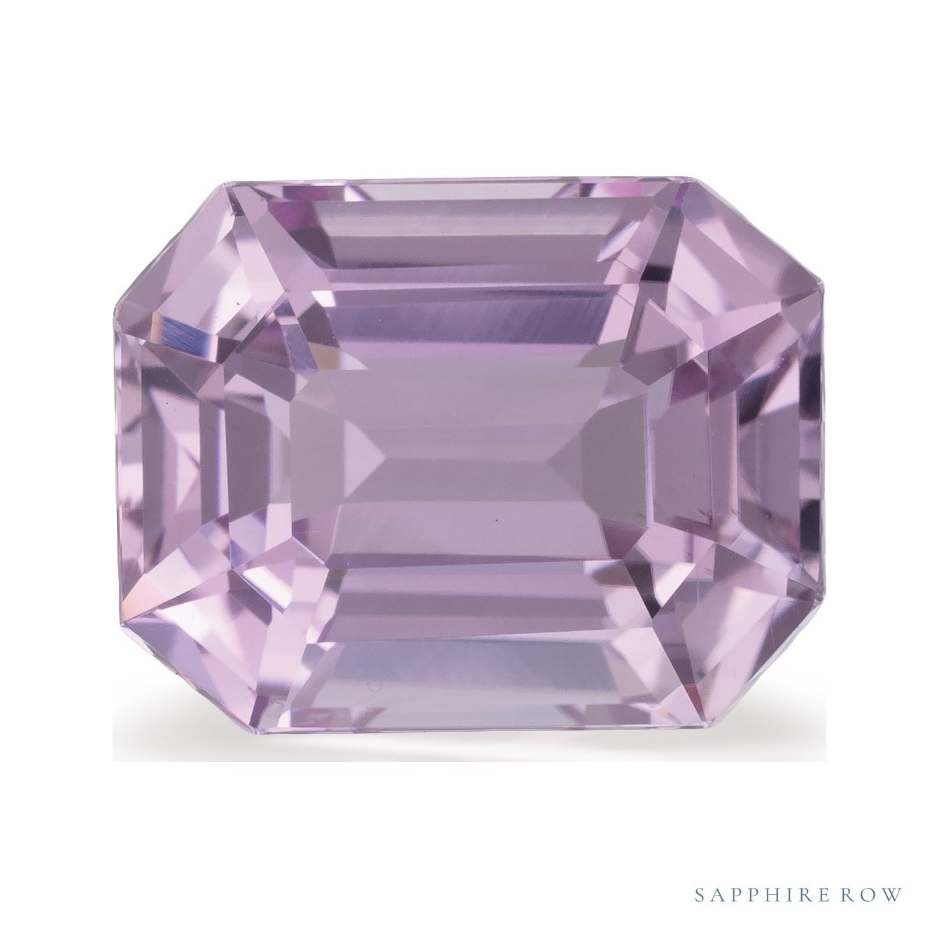 2.95 ct natural pink kunzite from Afghanistan, emerald cut | Sapphire Row · cut6
