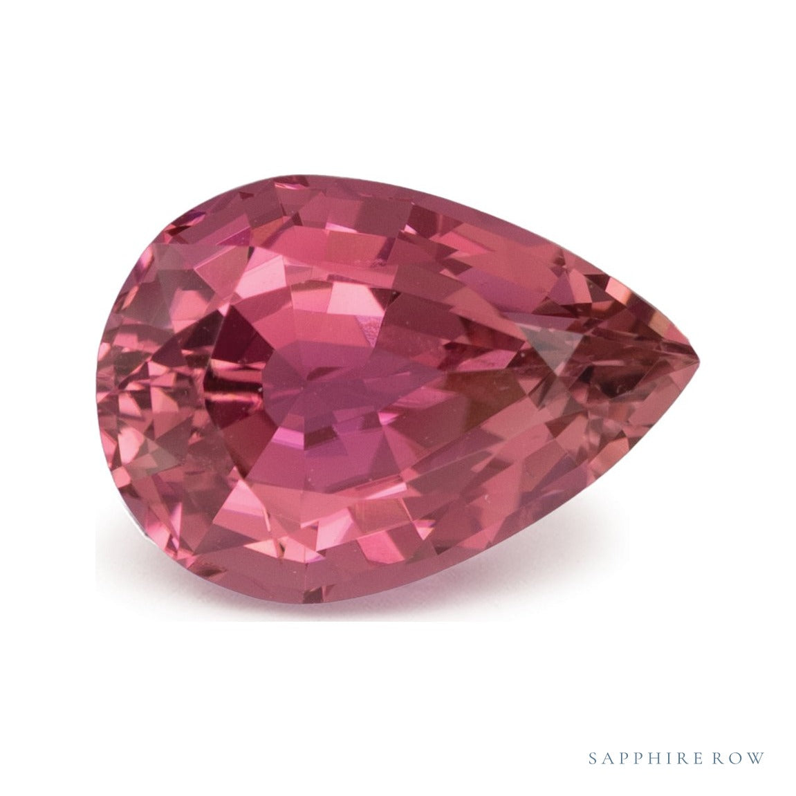 2.91 ct natural pink tourmaline from Madagascar, pear cut | Sapphire Row · cut4 · cut5