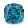 2.91 ct natural blue zircon from Cambodia, cushion cut | Sapphire Row · cut7