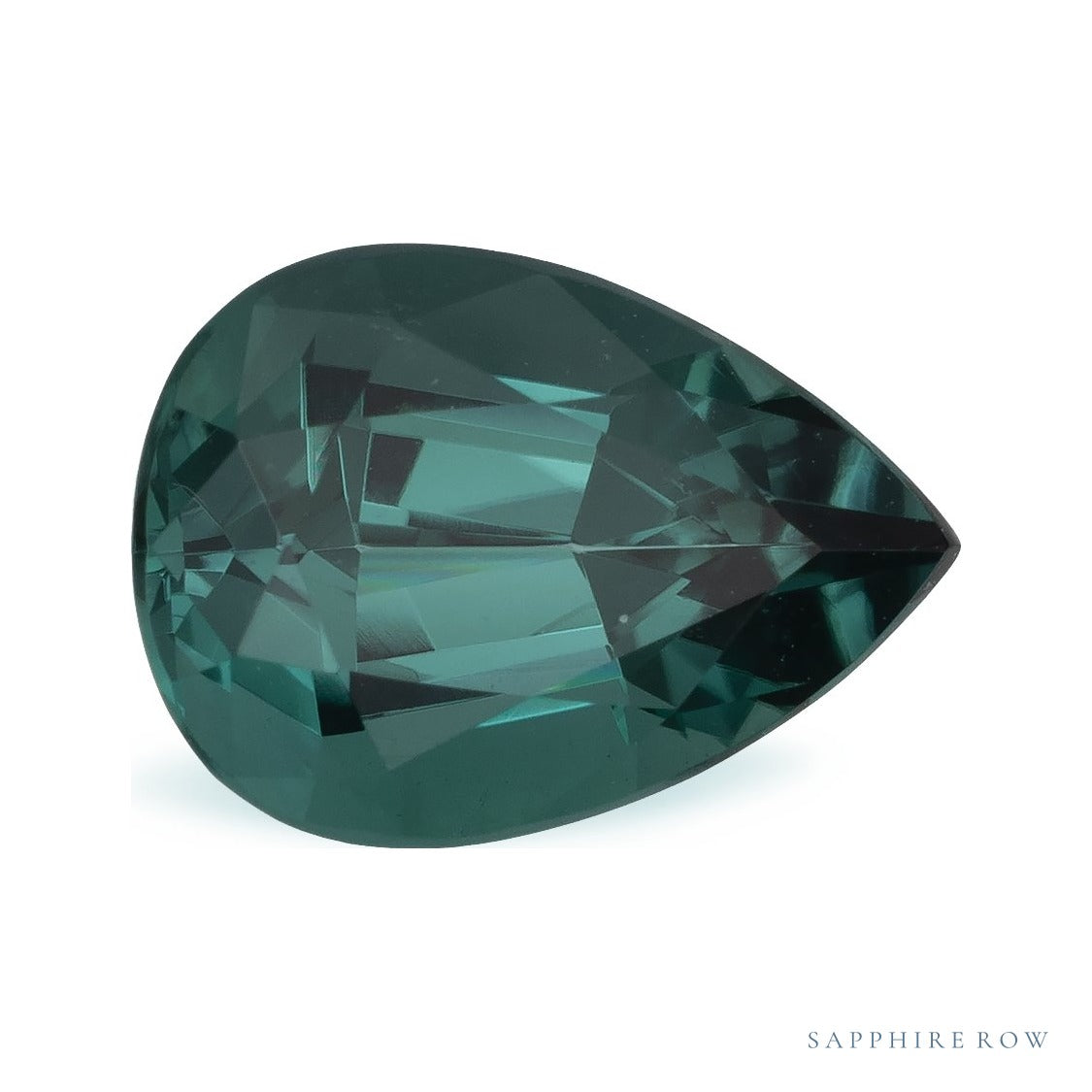 2.90 ct natural green tourmaline from Nigeria, pear cut | Sapphire Row · cut4 · cut5