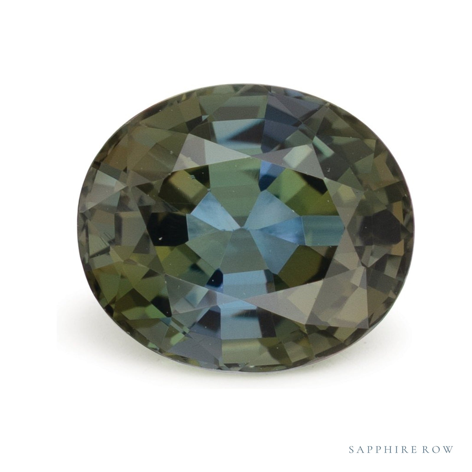 2.90 ct natural bicolor zoisite from Namibia, oval cut | Sapphire Row · cut4