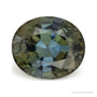 2.90 ct natural bicolor zoisite from Namibia, oval cut | Sapphire Row · cut7