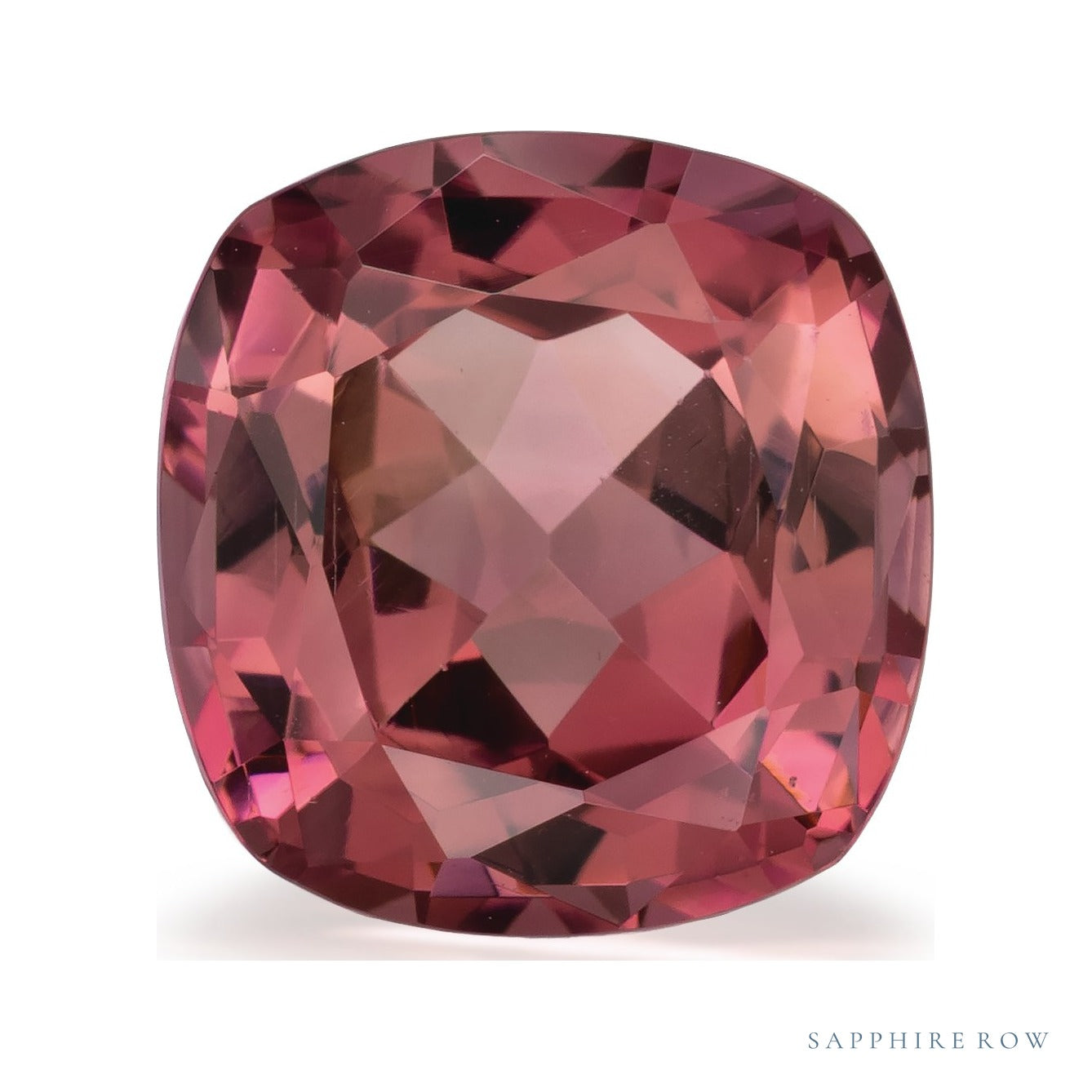 2.85 ct natural pink tourmaline from Nigeria, cushion cut | Sapphire Row · cut4 · cut5