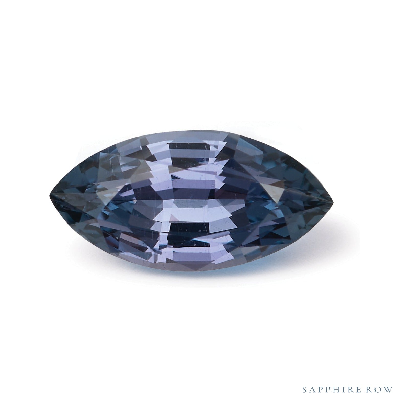 2.82 ct natural purple sapphire from Madagascar, marquise cut | Sapphire Row · cut4