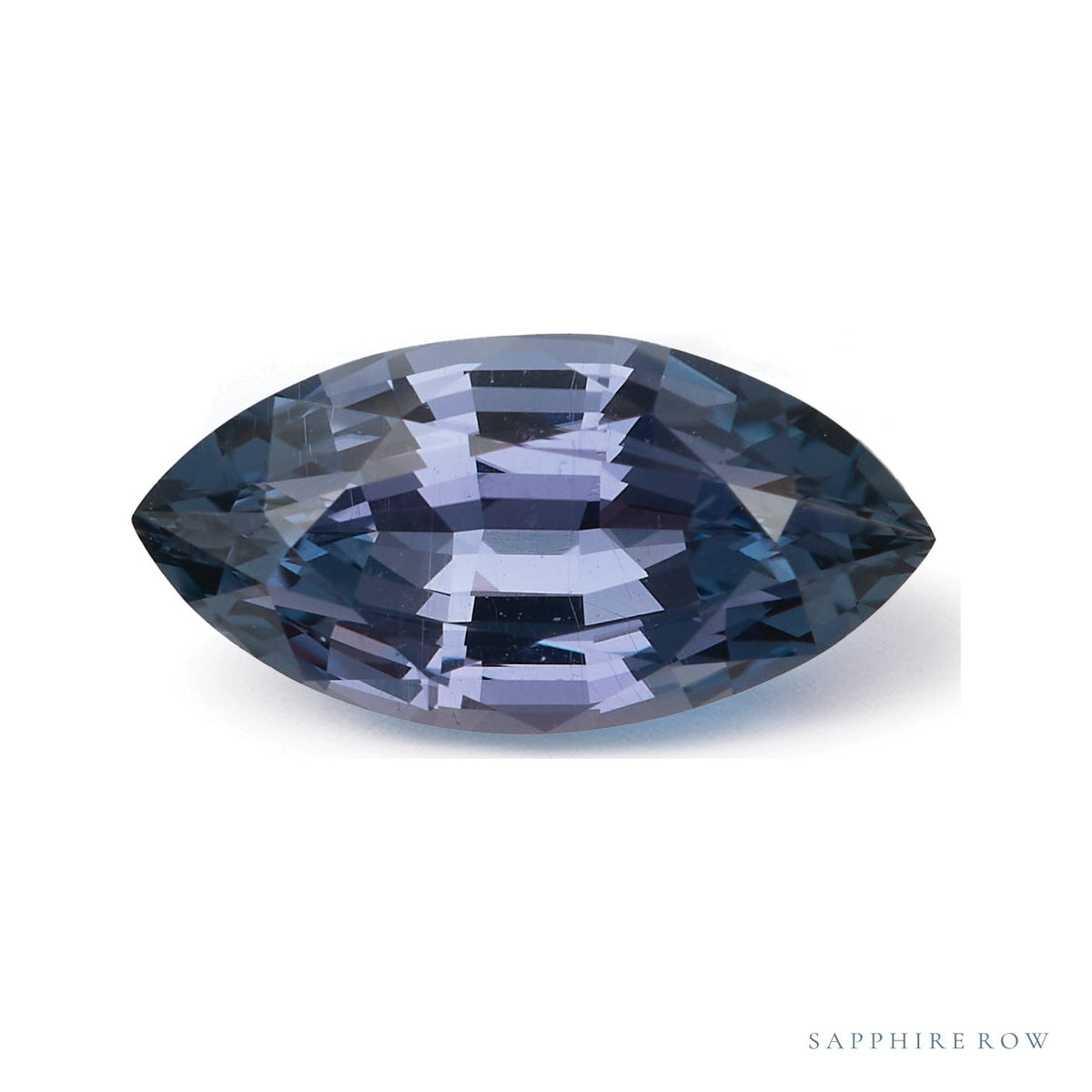 2.82 ct natural purple sapphire from Madagascar, marquise cut | Sapphire Row · cut7