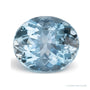 2.80 ct natural blue aquamarine, oval cut | Sapphire Row · cut7