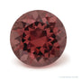 2.77 ct natural malaya garnet from Tanzania, round cut | Sapphire Row · cut4