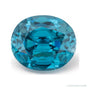 2.75 ct natural blue zircon from Cambodia, oval cut | Sapphire Row · cut7