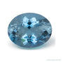 2.72 ct natural blue aquamarine from Mozambique, oval cut | Sapphire Row · cut7