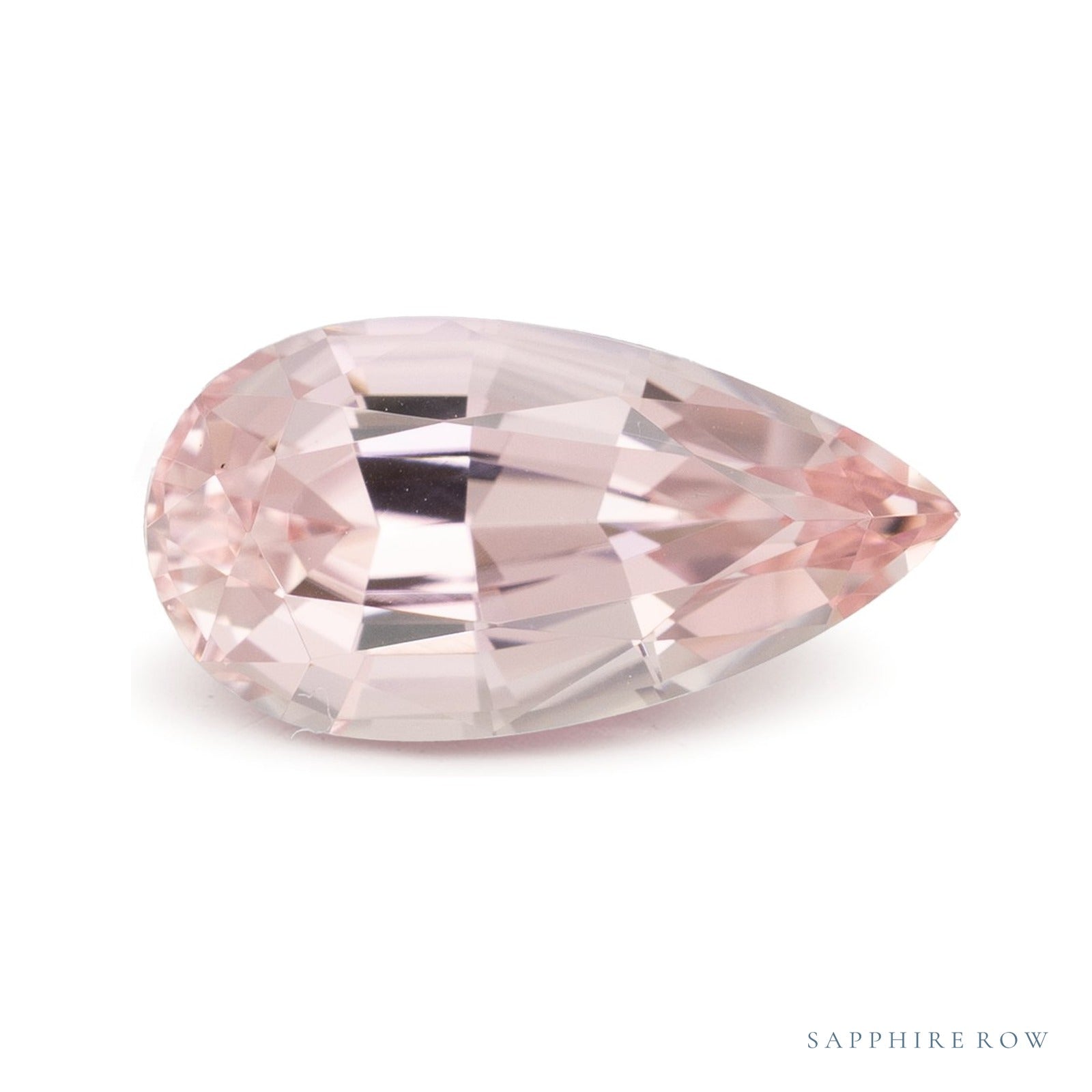 2.70 ct natural pink tourmaline from Nigeria, pear cut | Sapphire Row · cut4