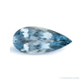 2.66 ct natural blue aquamarine from Mozambique, pear cut | Sapphire Row · cut7
