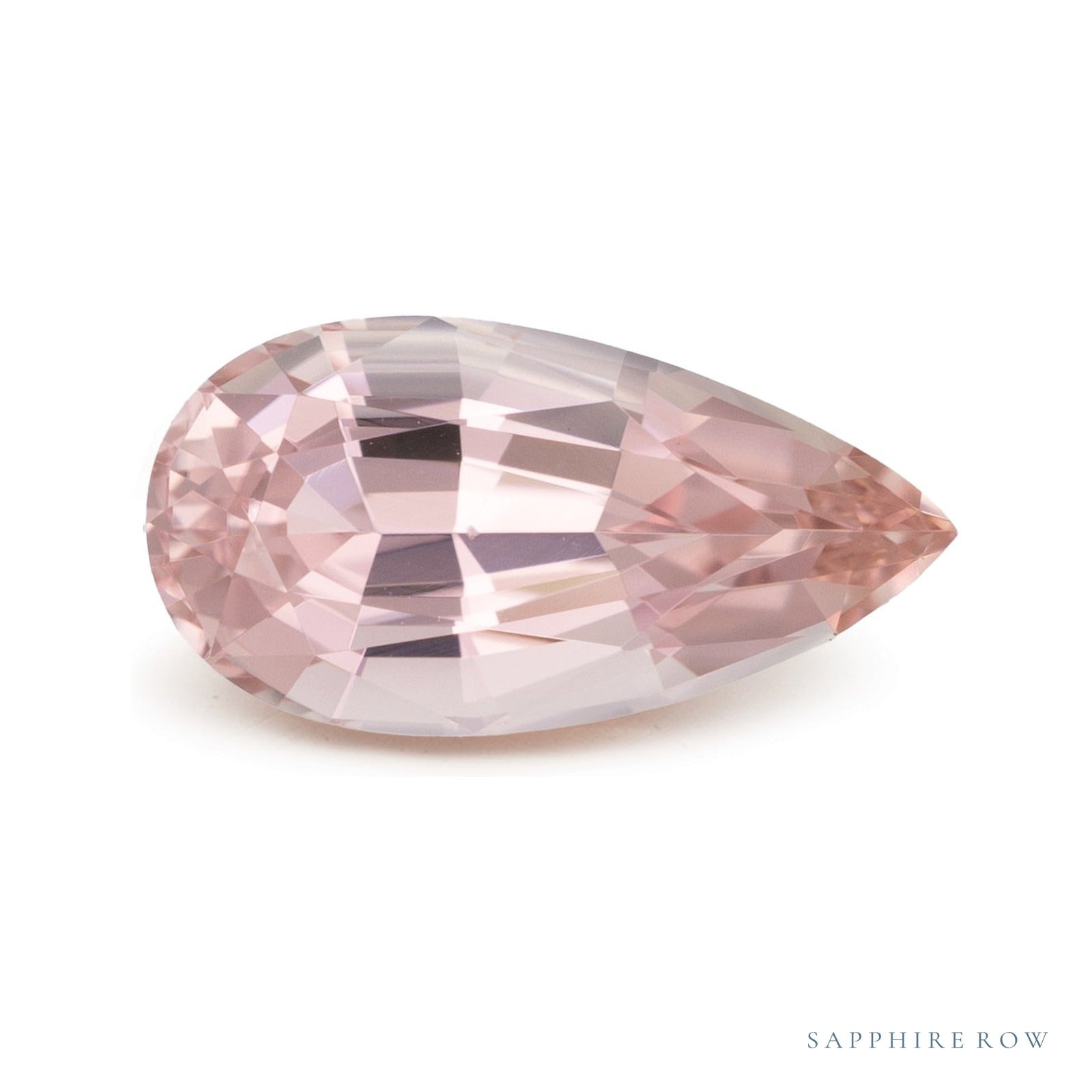 2.66 ct natural pink tourmaline from Nigeria, pear cut | Sapphire Row · cut4
