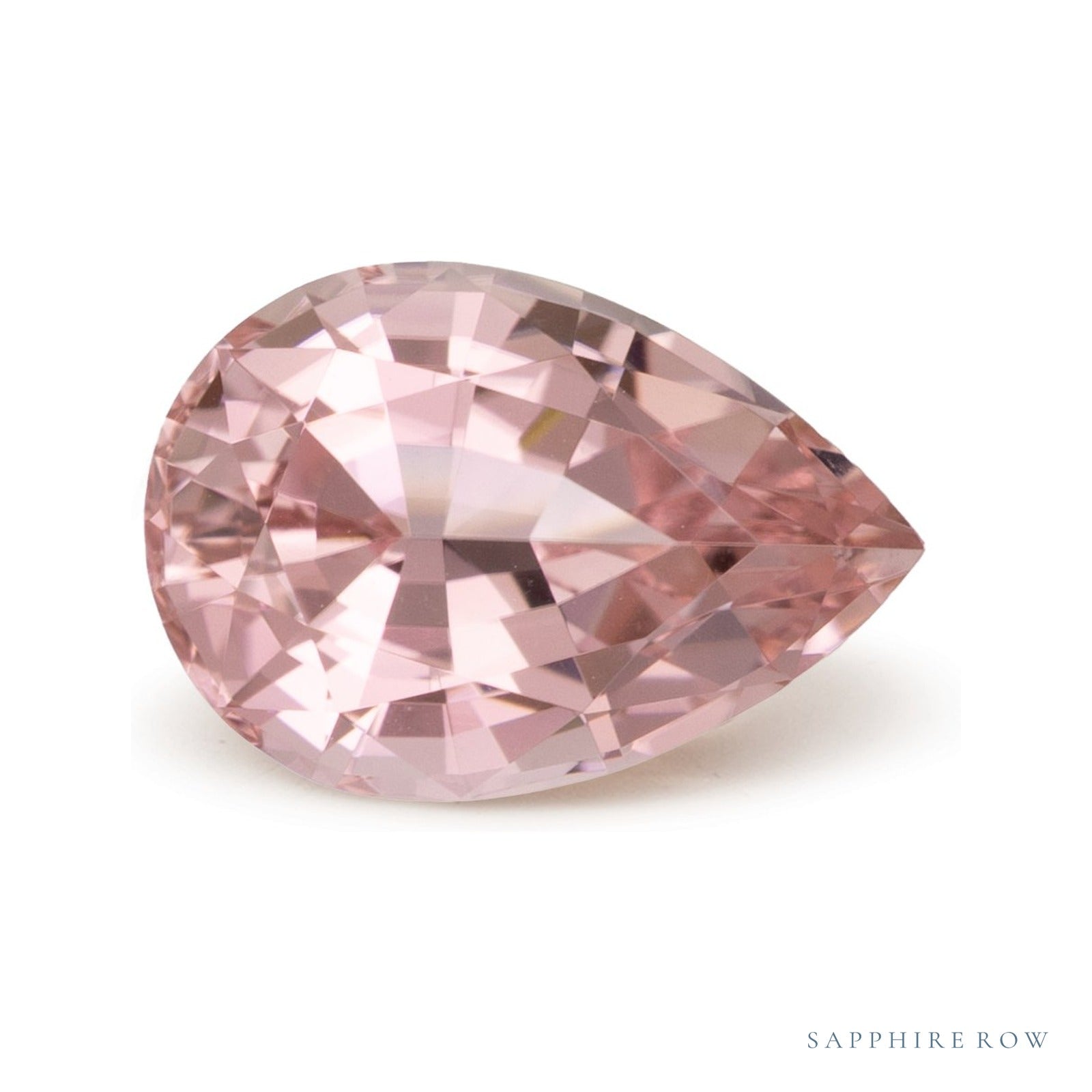 2.63 ct natural pink tourmaline from Nigeria, pear cut | Sapphire Row · cut4