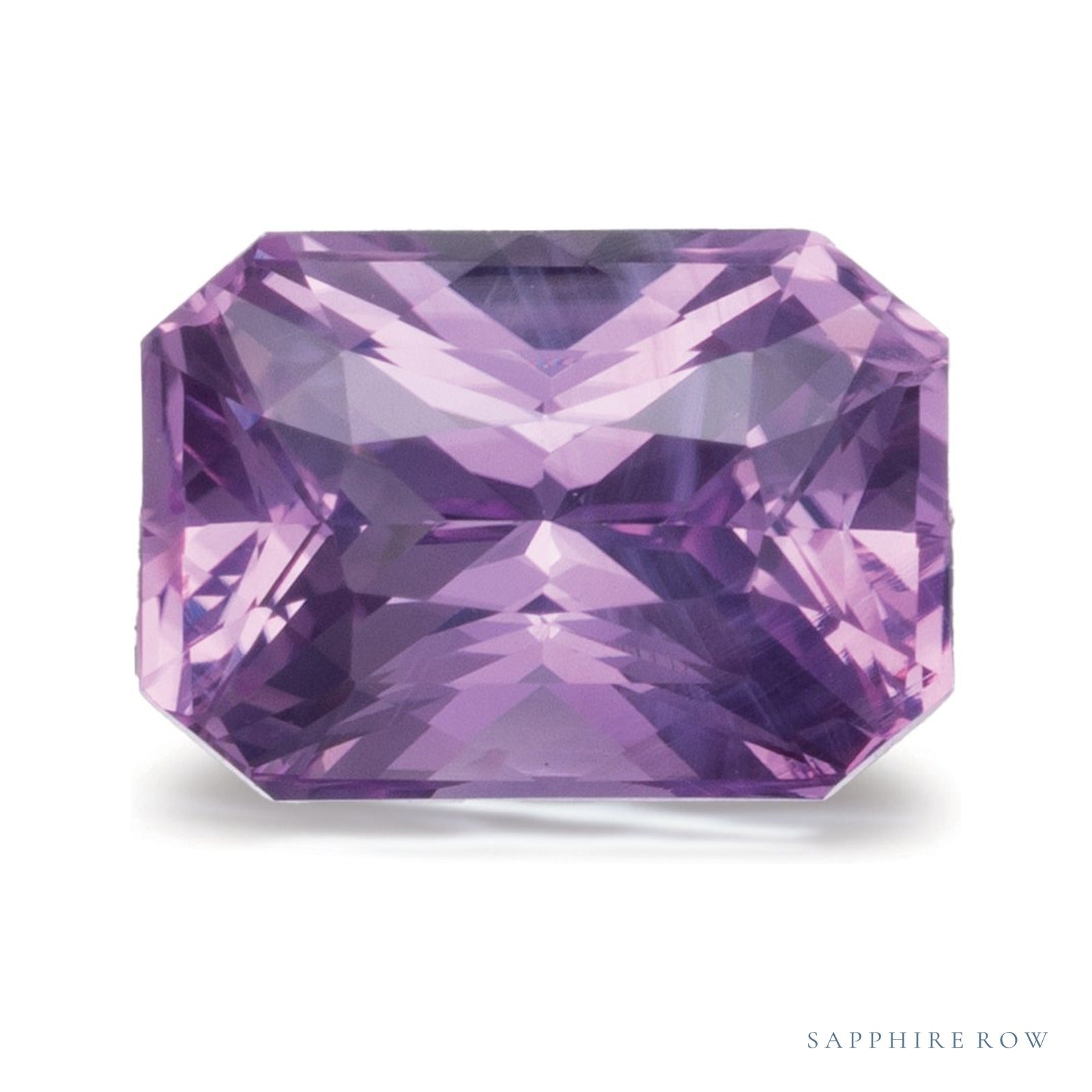 2.63 ct natural pink sapphire from Madagascar, radiant cut | Sapphire Row · cut4