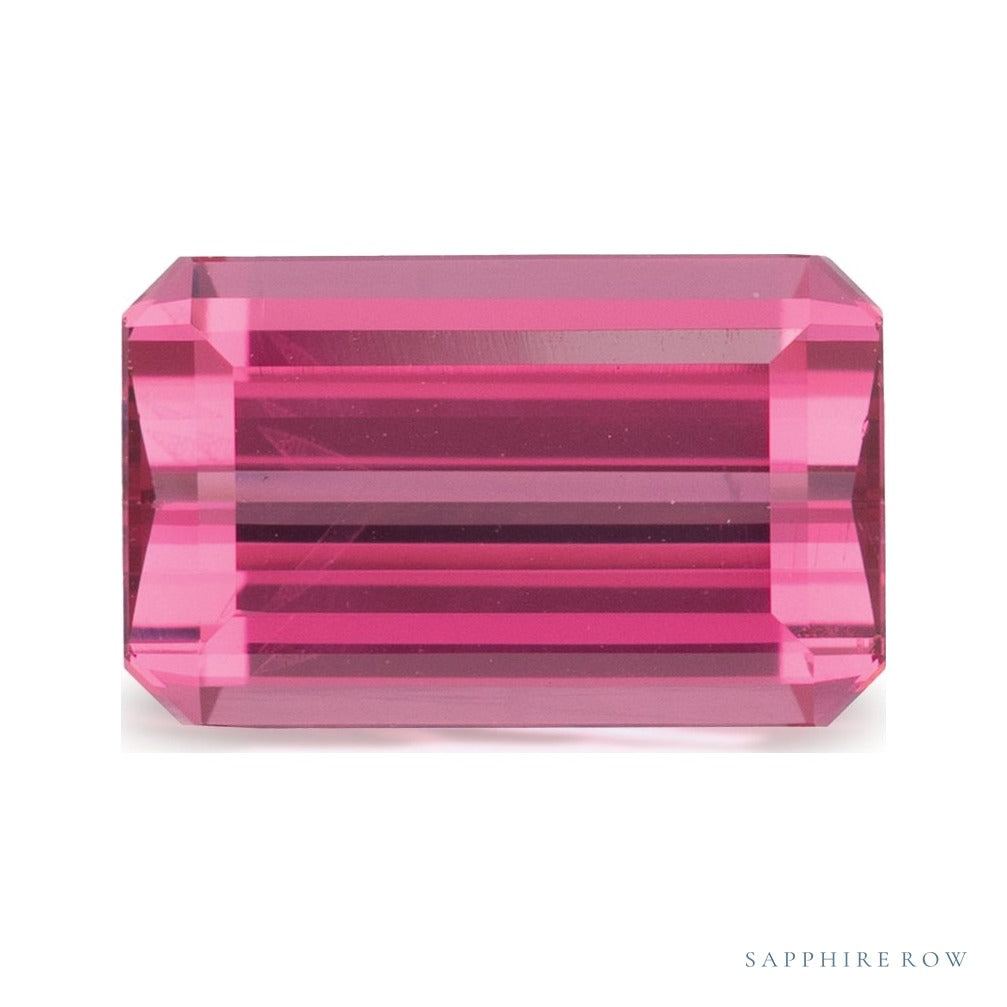 2.63 ct natural pink spinel from Tanzania, emerald cut | Sapphire Row · cut6
