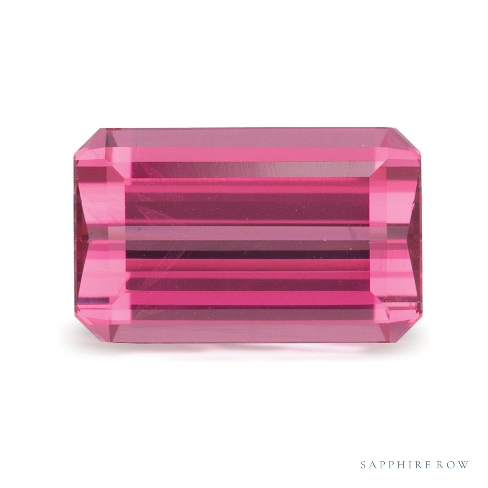 2.63 ct natural pink spinel from Tanzania, emerald cut | Sapphire Row · cut4