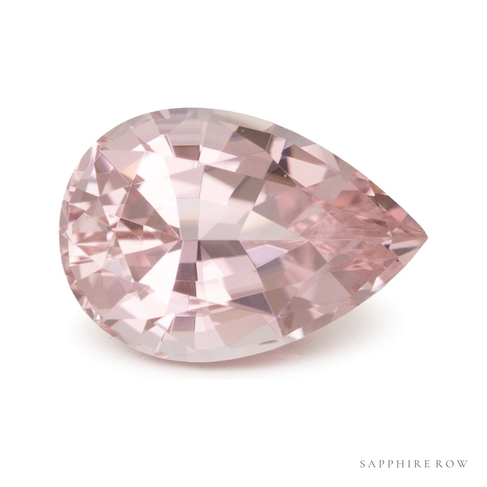 2.60 ct natural pink tourmaline from Nigeria, pear cut | Sapphire Row · cut4