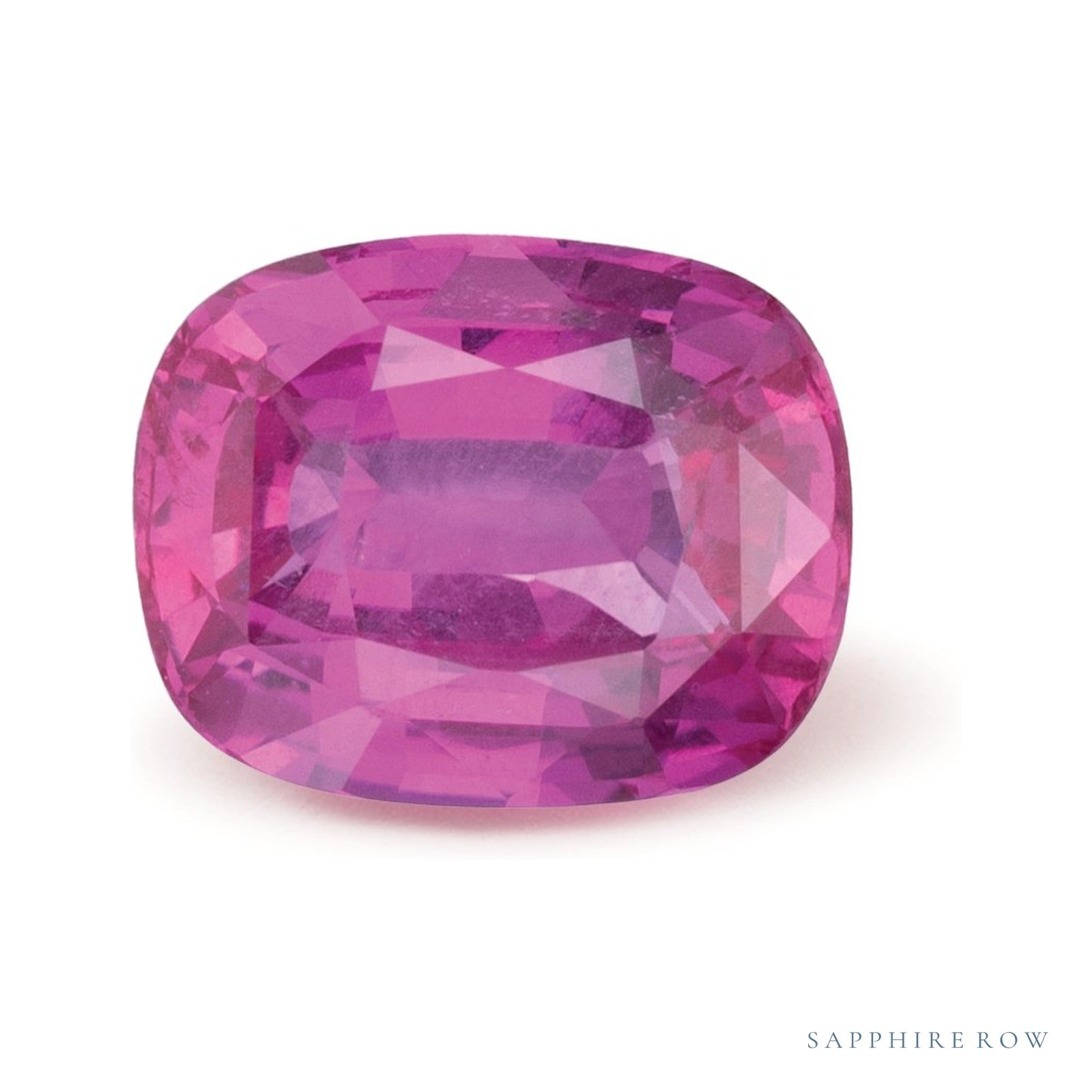 2.58 ct natural pink sapphire from Sri Lanka, antique cushion cut | Sapphire Row · cut4