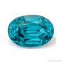 2.58 ct natural blue zircon from Cambodia, oval cut | Sapphire Row · cut7