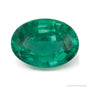 2.57 ct natural green emerald from Zambia, oval cut | Sapphire Row · cut7