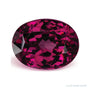 2.57 ct natural purple rhodolite garnet from Kenya, oval cut | Sapphire Row · cut7