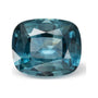2.57 ct natural teal sapphire from United States, antique cushion cut | Sapphire Row · cut7